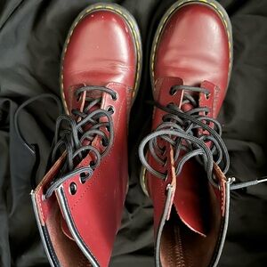 Dr. Martens burgundy Boots